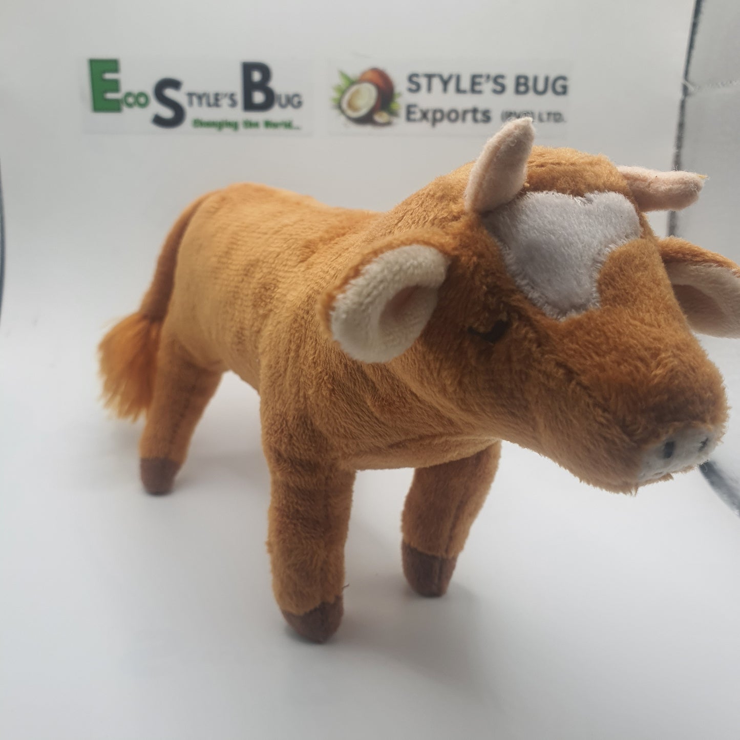 Mr. Recycled Cow - Handmade Realistic Plushie from ESB