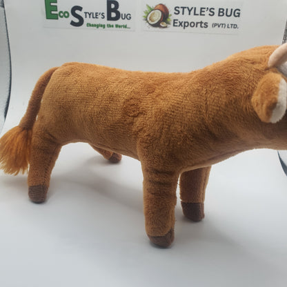 Mr. Recycled Cow - Handmade Realistic Plushie from ESB