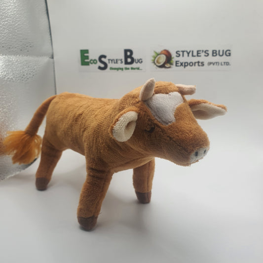 Mr. Recycled Cow - Handmade Realistic Plushie from ESB